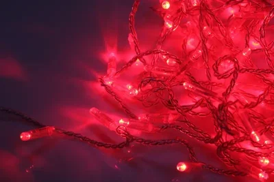 LED-PLS-192-20M-24V-R/C-W/O, красный/прозрачный провод, соед. (без шнура) С КОЛПАЧКОМ (Нов конн)