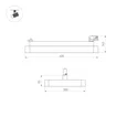 Светильник LGD-AFINA-4TR-S600x300-50W Day4000 (BK, 110 deg, 230V) (Arlight, IP20 Металл, 5 лет), 035495