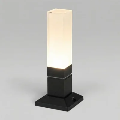1536 TECHNO LED / Светильник садово-парковый со светодиодами 3000K чёрный