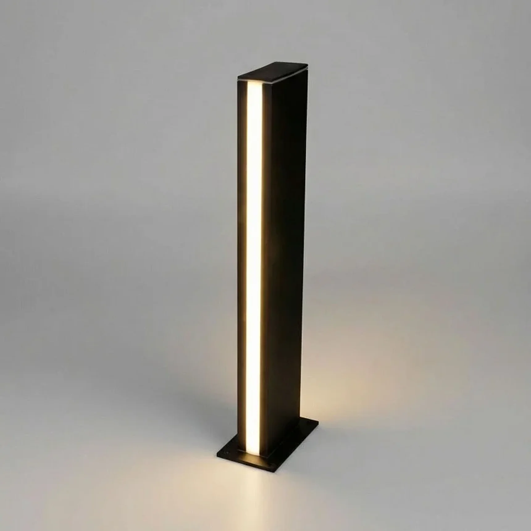 Ландшафтный светильник уличный Flat 3000K чёрный 1538 TECHNO LED черный