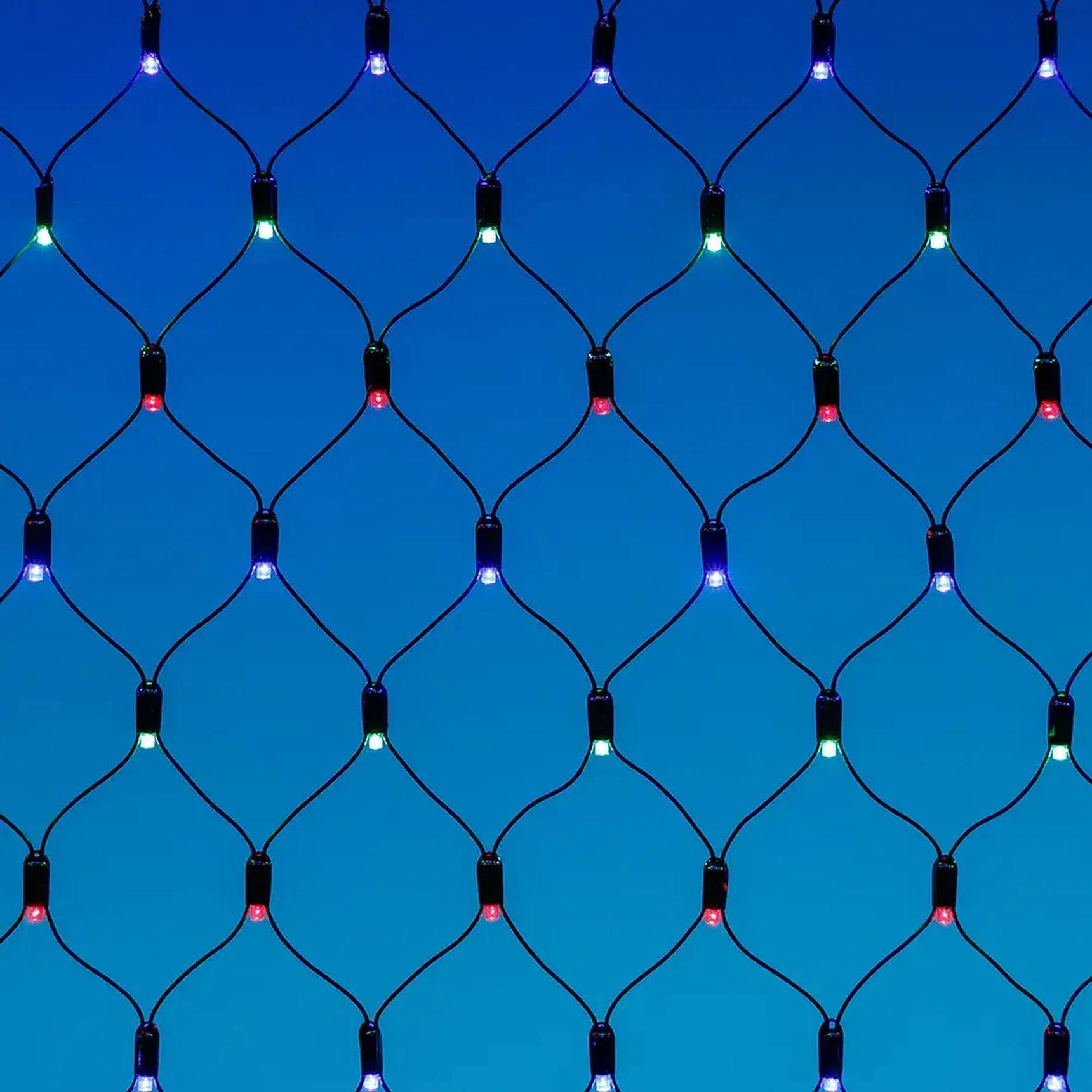 Светодиодная гирлянда ARD-NETLIGHT-CLASSIC-2500x2500-BLACK-432LED RGB (230V, 26W) (Ardecoled, IP65)