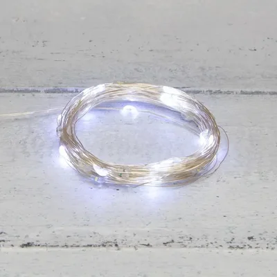 Гирлянда Роса 10 м, 100 LED, USB, белое свечение NEON-NIGHT