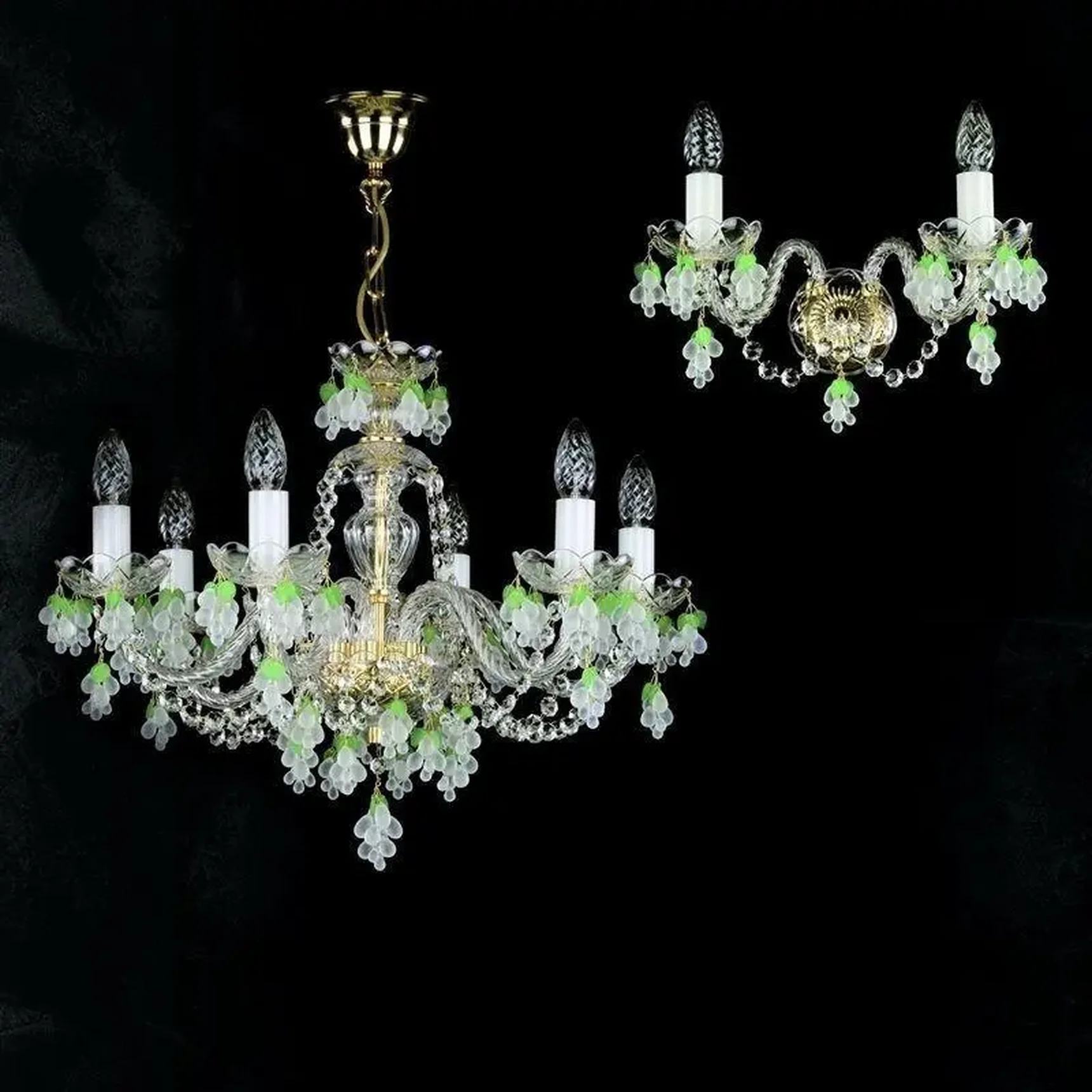 Подвесная люстра Artglass Gizela VI. VIno White St