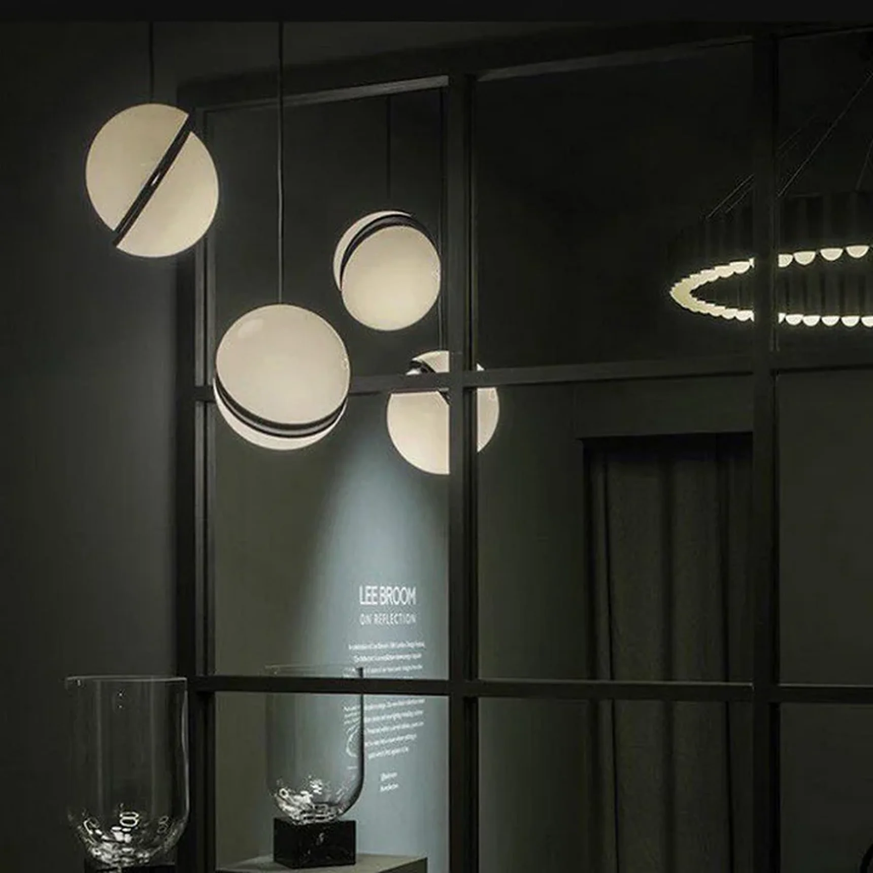 Светильник Crescent Light D25 Chrome в стиле Lee Broom