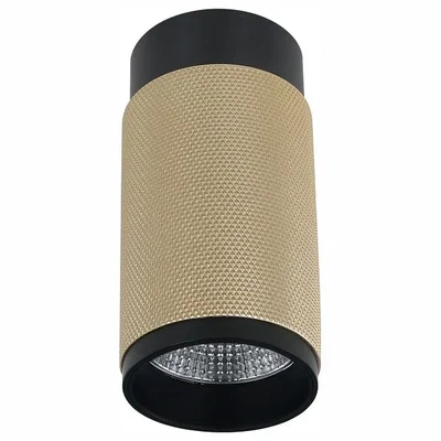 Светильник накладной iLEDEX Delta 1954-10W-3000K-36 BK+BR
