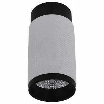 Светильник накладной iLEDEX Delta 1954-10W-3000K-36 BK+WH