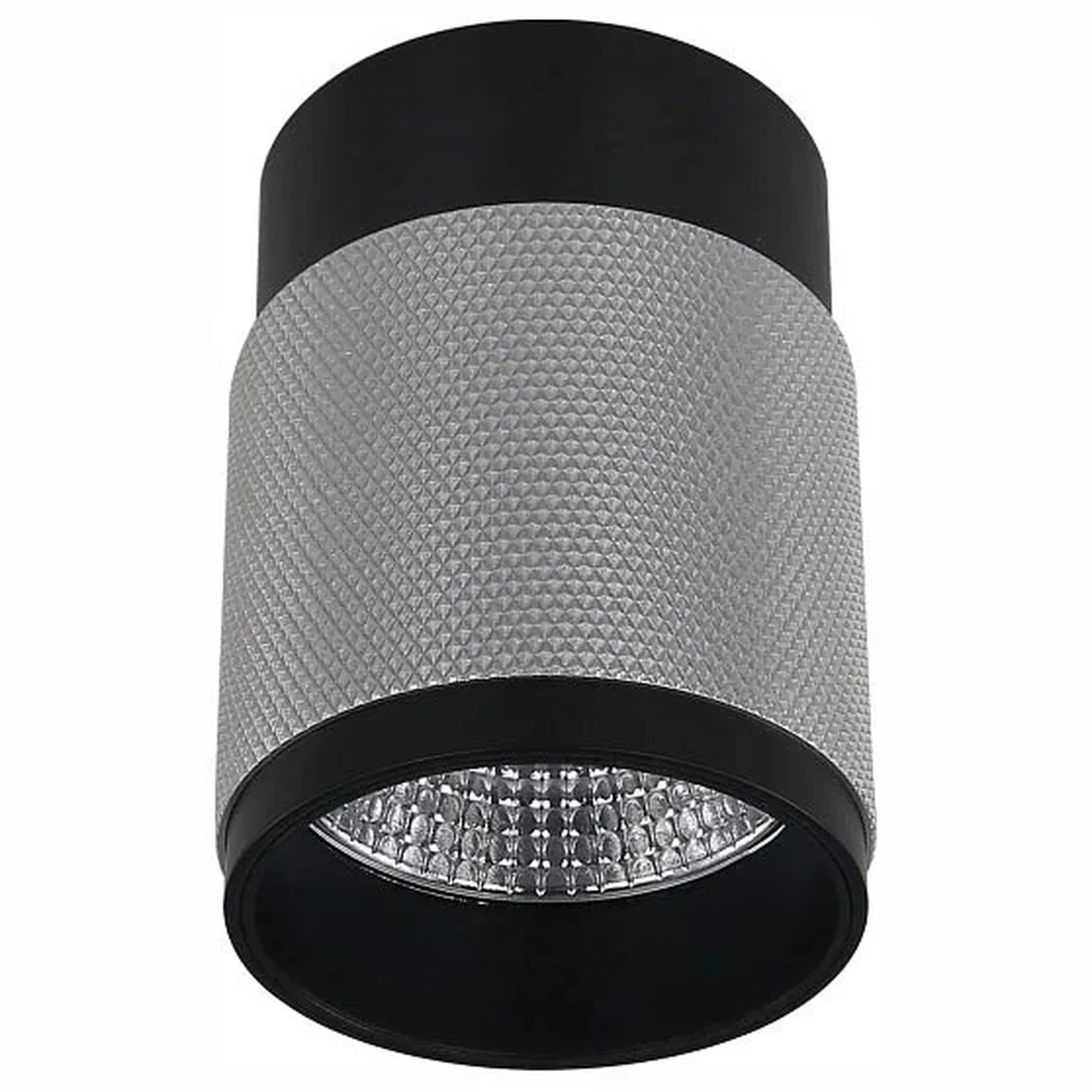 Светильник накладной iLEDEX Delta 1955-10W-3000K-36 BK+SL