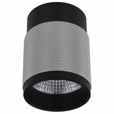 Светильник накладной iLEDEX Delta 1955-10W-3000K-36 BK+SL
