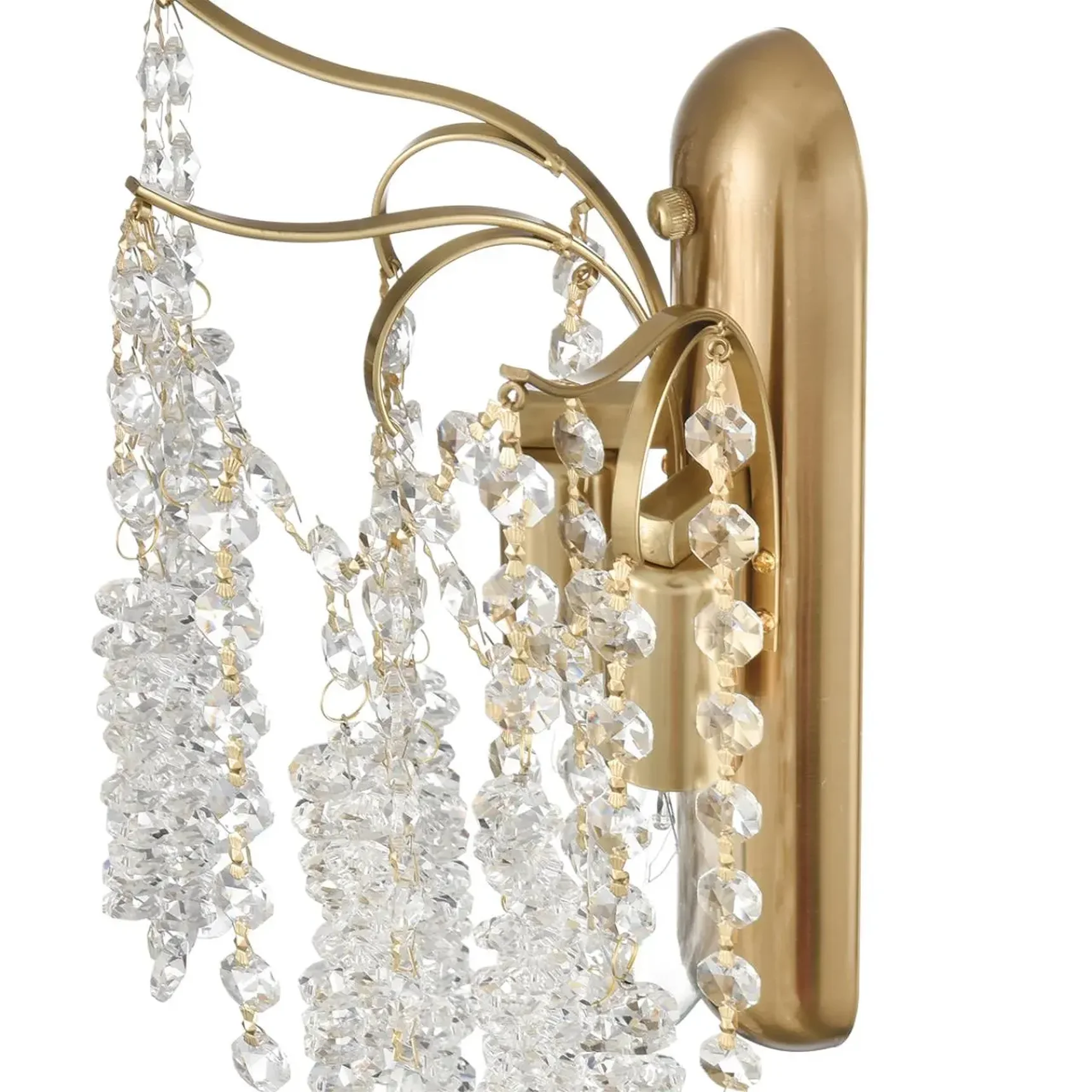 8243/2W CLASSI LN25 22 латунь, металл/хрусталь бра E14 2*40W 220V KRISTINA