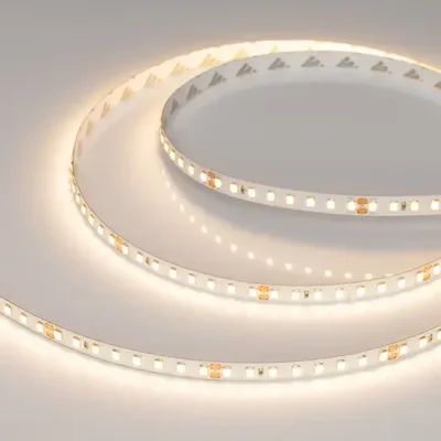Лента RT-A128-8mm 24V Warm2700 (10 W/m, IP20, 5m) (Arlight, высок.эфф.150 лм/Вт)