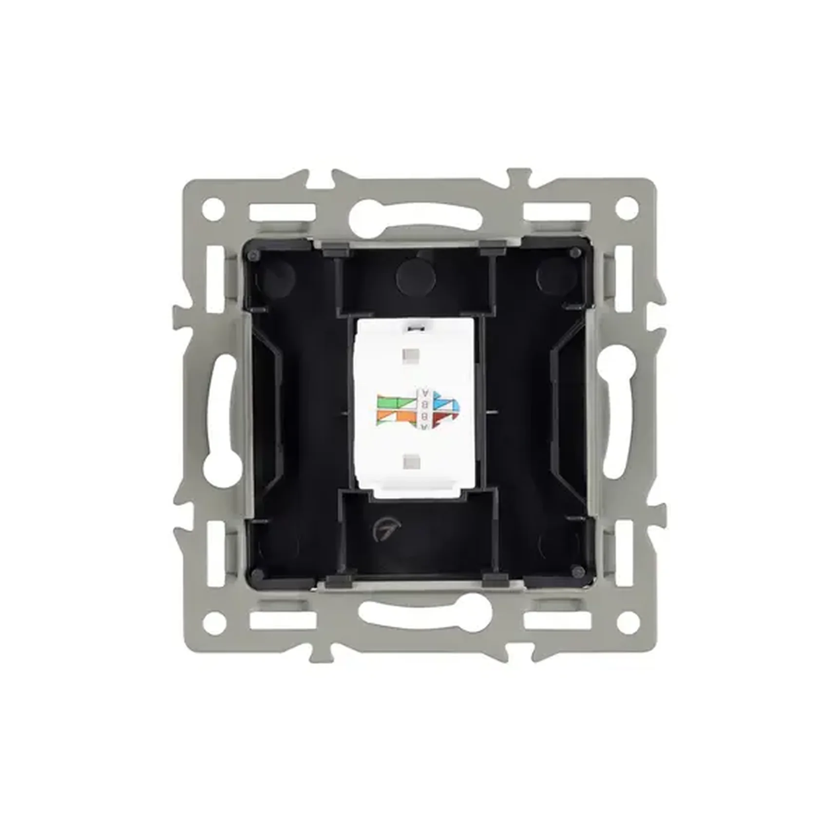 Механизм компьютерной розетки SCT-MPC1-PL-GR (RJ-45, CAT6) (Arlight, -)