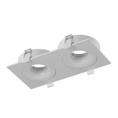 Корпус светильника потолочный встраиваемый наклонно-поворотный, COMBO-2S2-WH, Белый, IP20, COMBO-2S2-WH