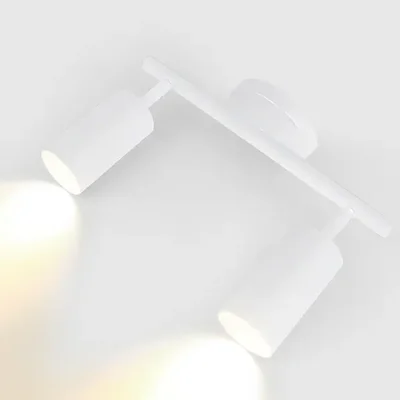 Спот на основании GWL-2GU10-M-IP20 Двойной Белый Направленный Башня, 661830
