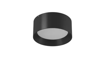 Светильник светодиодный потолочный накладной , серия BQ, Черный, 20Вт, IP20, Теплый белый (3000К), 007132