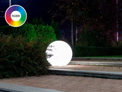 Светильник ландшафтный ШАР SPHERE _G Stone (E27) 50 IP66 RGBW (set)