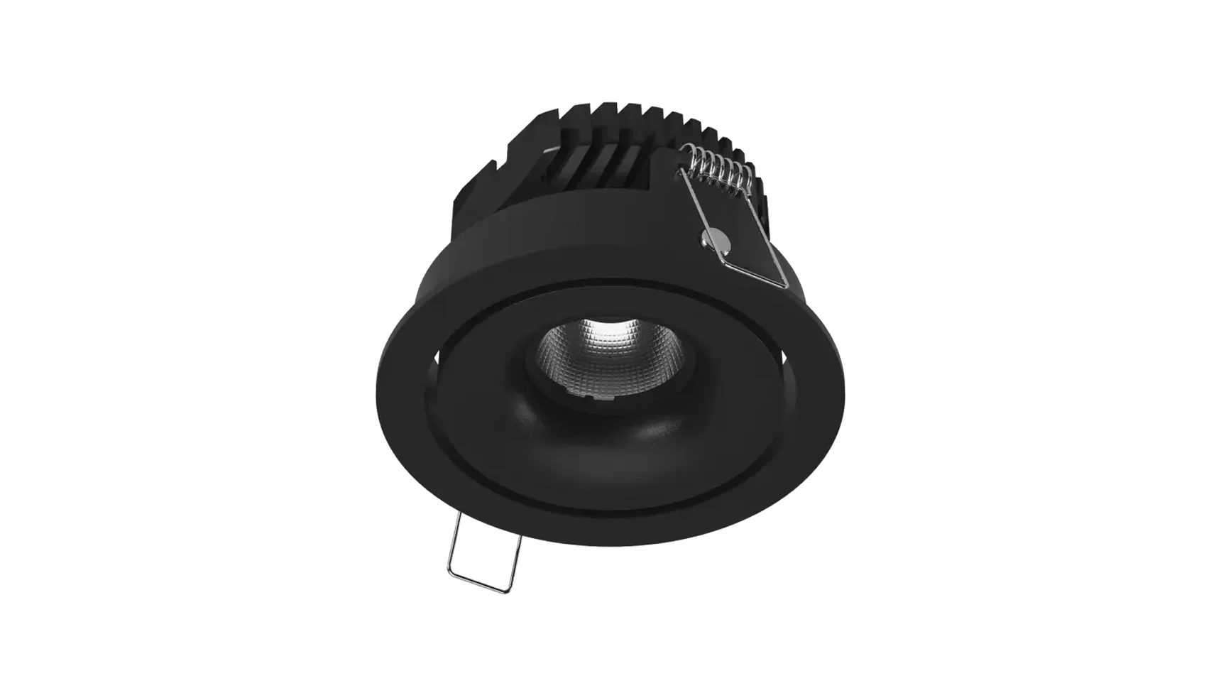 Корпус светильника потолочный встраиваемый наклонный, COMBO10-BL, Черный, IP20, COMBO10-BL