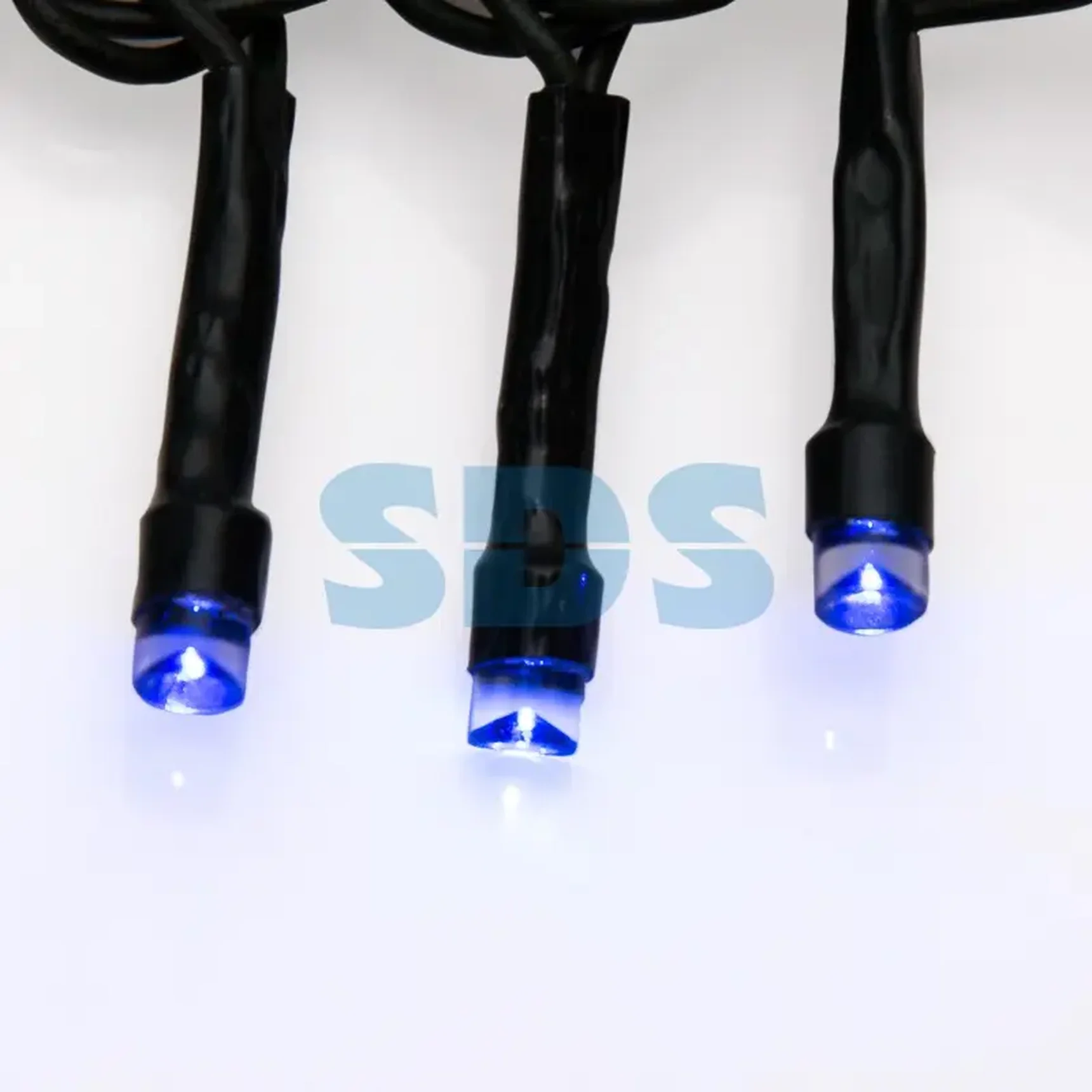 Гирлянда Твинкл Лайт 10 м, темно-зеленый ПВХ, 80 LED, цвет: Синий