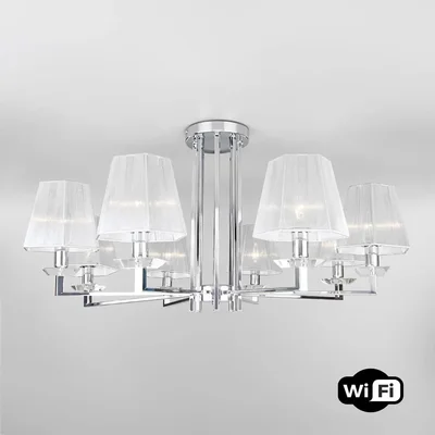 Потолочная люстра Eurosvet Alegria 60125/8 хром Smart