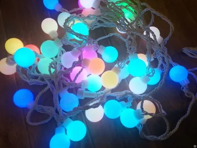 LED-PLR-100-15M-25MM-240V-RGB/WH-W/O мульти/белый провод, соединяемая (без силового шнура) шарик D25