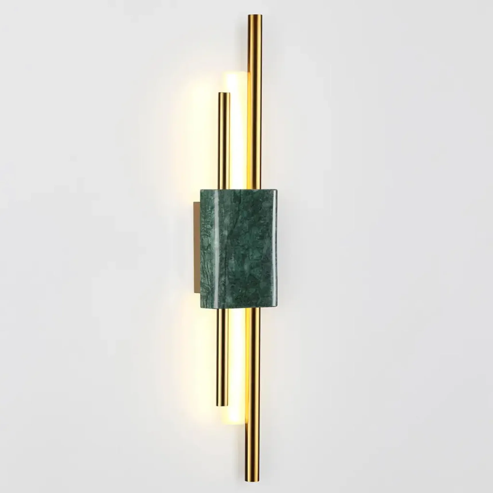 4360/10WL MIDCENT ODL23 221 изумрудный мрамор/золотистый металл Настенный св-к IP20 LED 10W 645Лм 3000K MARMI