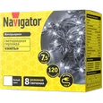 Светодиодная гирлянда NGF-S01-120CW-5-7.5m-230-C8-G-IP20