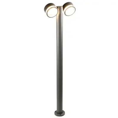 Садово-парковый светильник General GPF-2GX53-M-IP65 Графит Высокий с боковым рассеивателем Иллюмакс