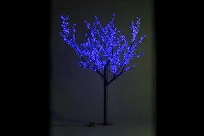 Светодиодное дерево CBL-1.9-972 LED вишня H:1,9m D1,5 м., синее, 01116
