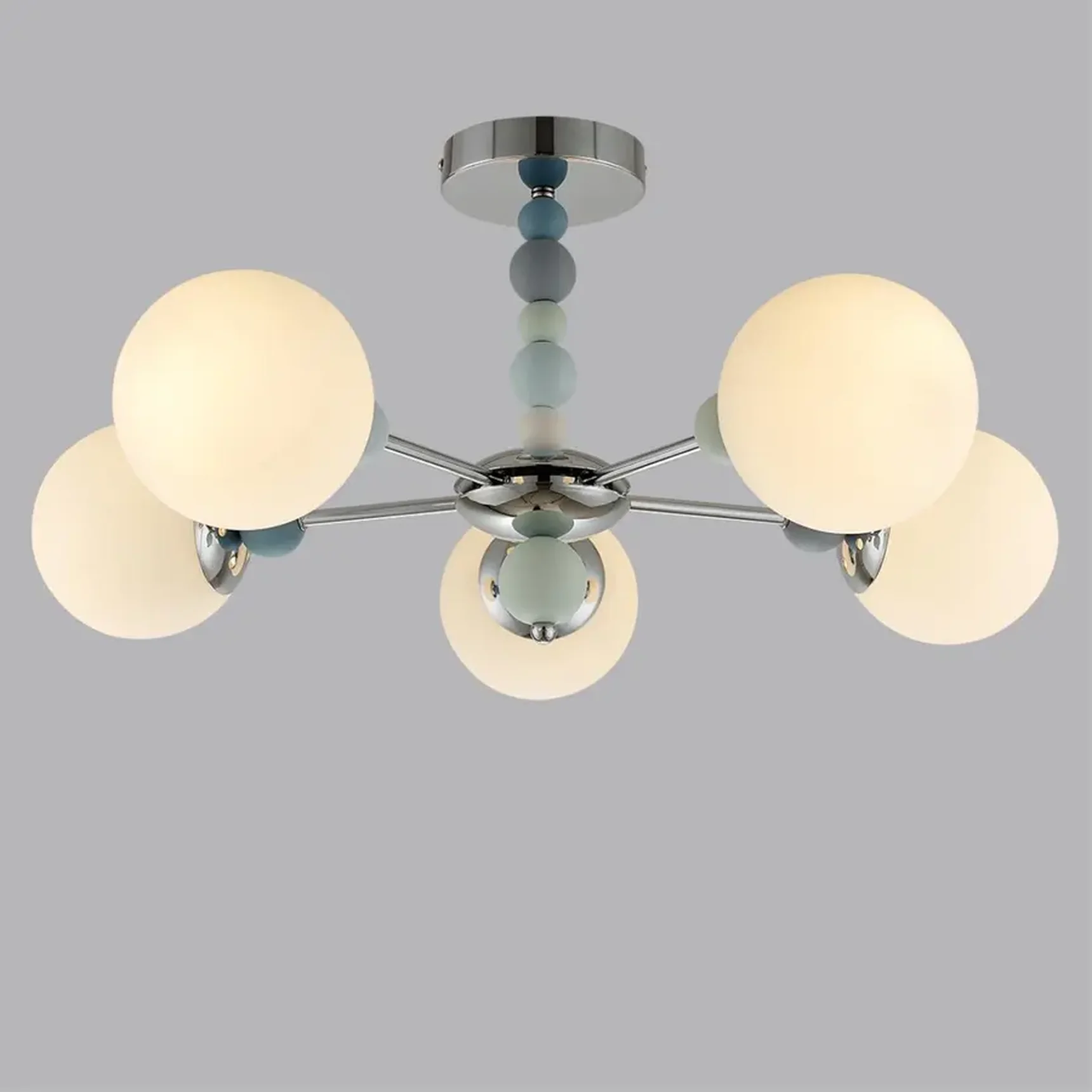 6525/5C MODERNI LN23 102 хром Люстра потолочная E14 5*40W 220V SUNDAY