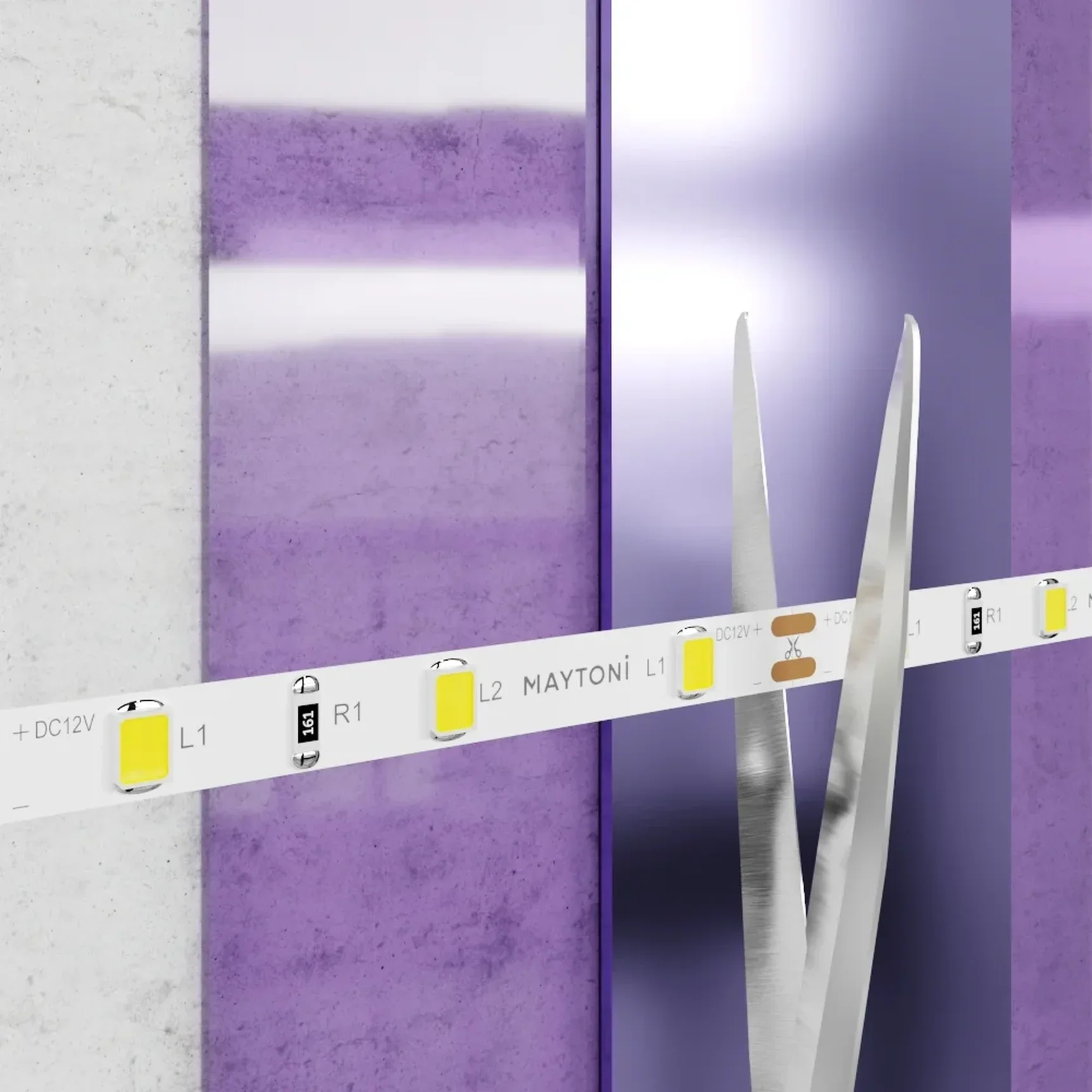 Светодиодная лента 12В 2835 4,8Вт/м 3000K 5м IP20 5мм, 20007