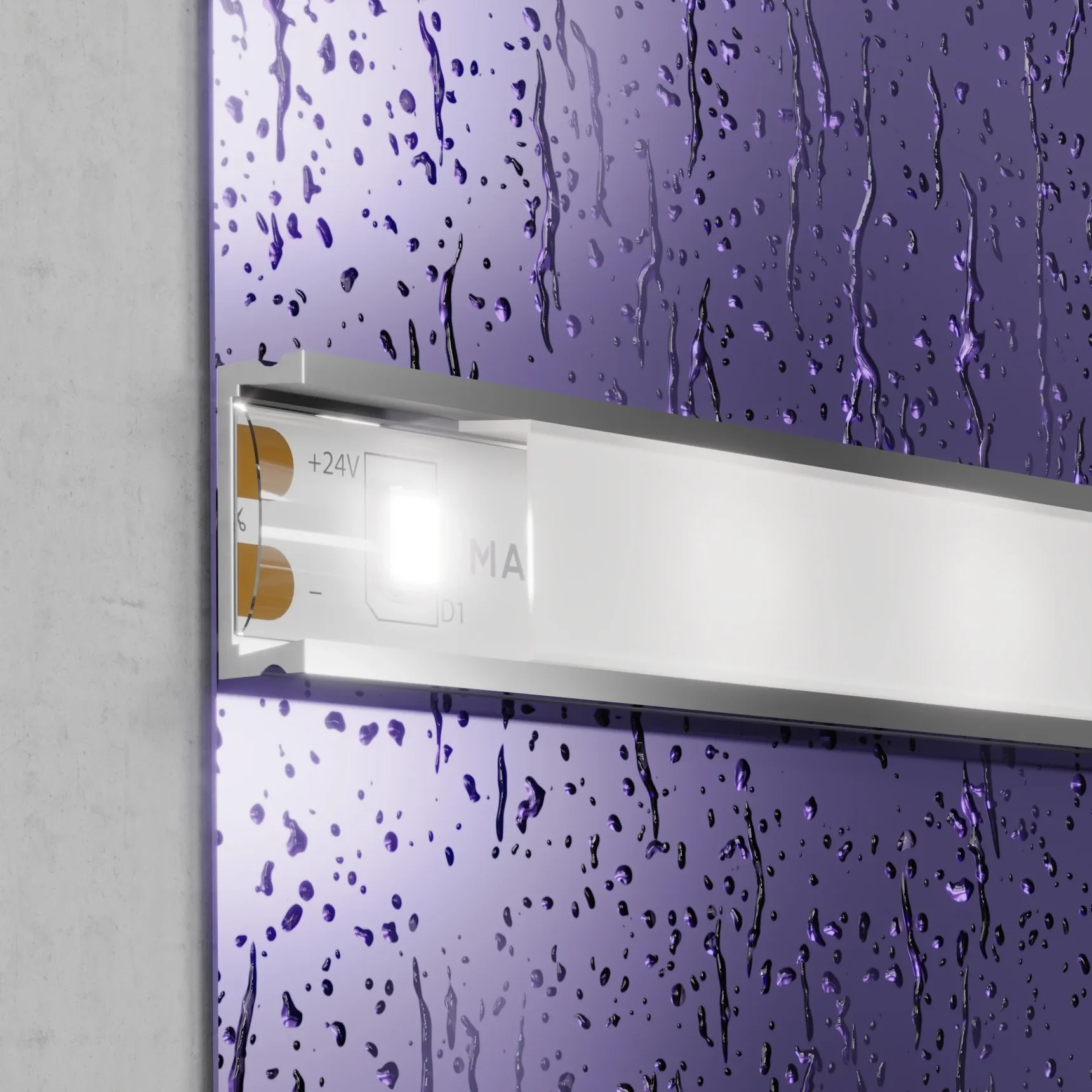 Светодиодная лента 24В 2835 7,2Вт/м 6000K 5м IP65, 20018