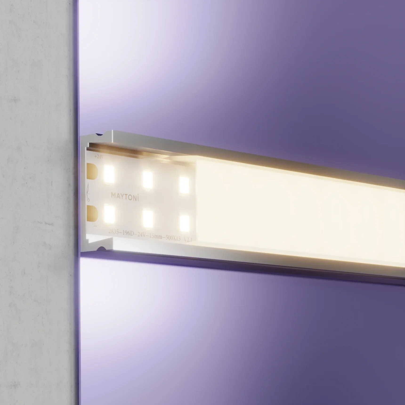 Светодиодная лента 24В 2835 20Вт/м 3000K 5м IP20 15мм, 20028