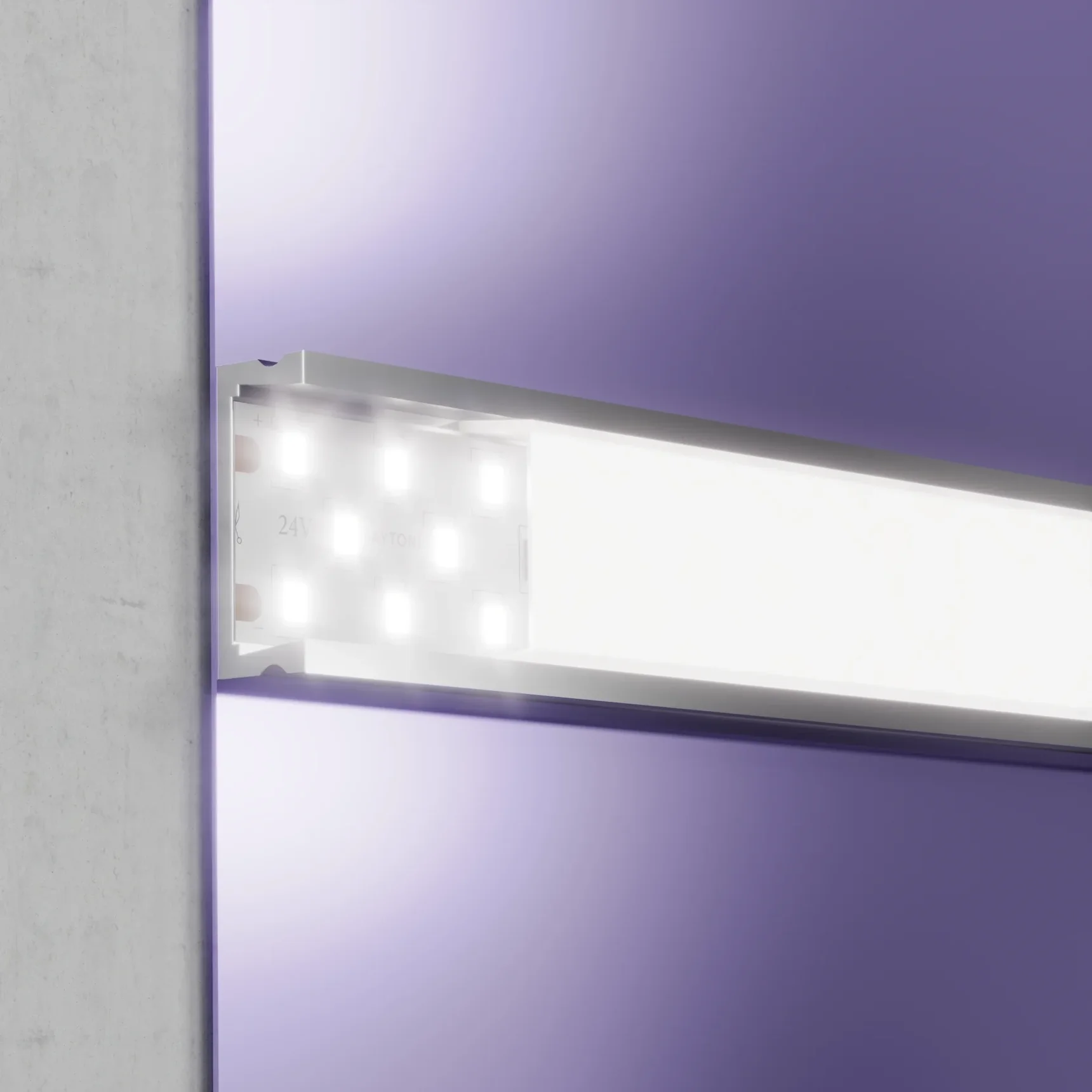 Светодиодная лента 24В 2835 27Вт/м 6000K 5м IP20 19мм, 20033