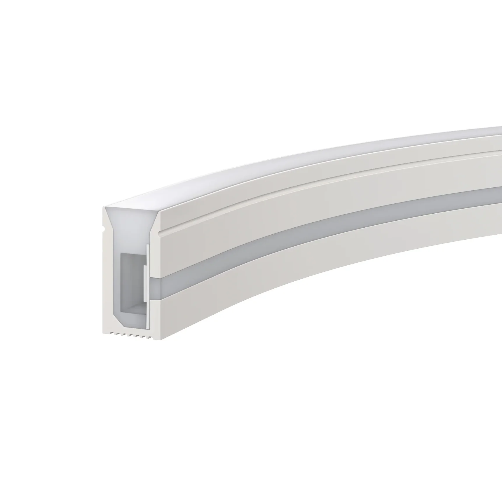 Гибкий неон 1206 24В 9,6Вт/м 3000K IP67 5м