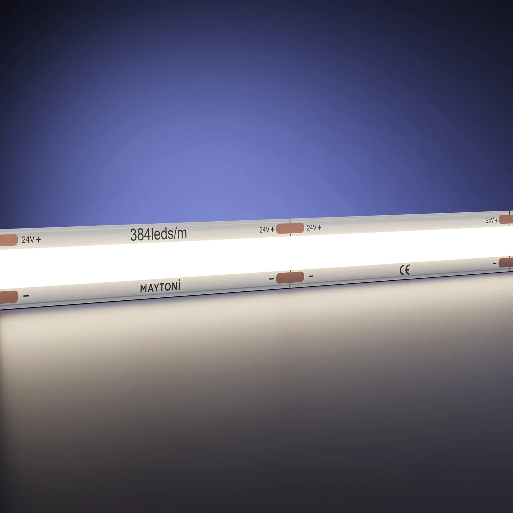 Светодиодная лента Ultra 24В COB 12Вт/м 4000K 50м IP20 201222