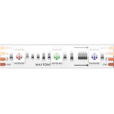 Светодиодная лента 12В 5050 14,4Вт/м RGB 5м IP68, 201245