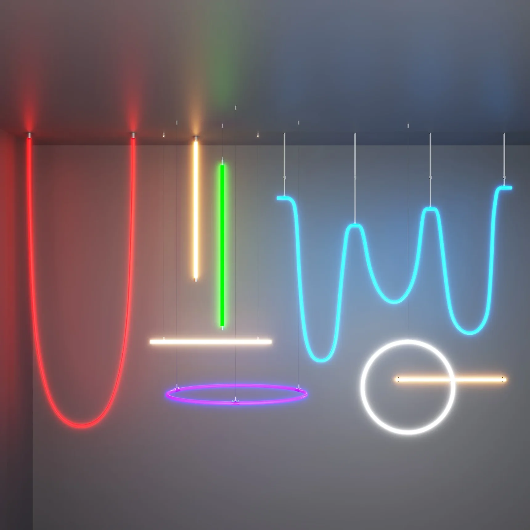 Гибкий неон Nemo D25 24В 14,4Вт/м MIX IP65 5м, 20303