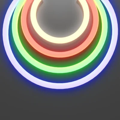 Гибкий неон Nemo D25 24В 17,2Вт/м RGBW 3000К IP65 5м, 20304