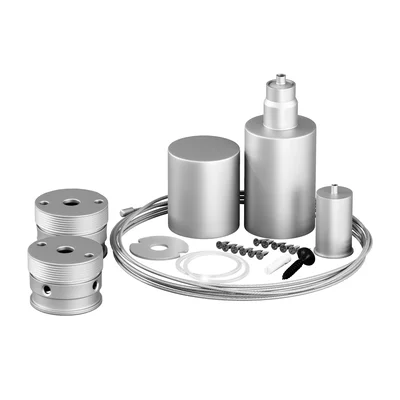 Набор для вертикального подвесного монтажа Nemo D25 серебро