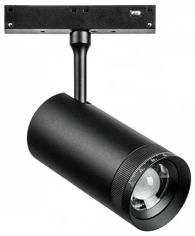 209037 Светильник 48V для трека UNO LED 12W 1000LM 10-55G ЧЕРНЫЙ МАТОВЫЙ 3000K
