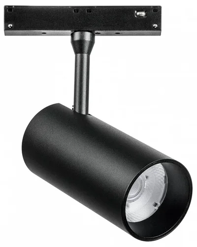 209237 Светильник 48V для 1-фазного трека UNO LED 15W 1200LM 28G ANTIGLARE ЧЕРНЫЙ МАТОВЫЙ 3000K