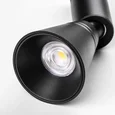 210847 Светильник 48V (D65) DUE HERMES 6W 590LM 36G ЧЕРНЫЙ 4000K