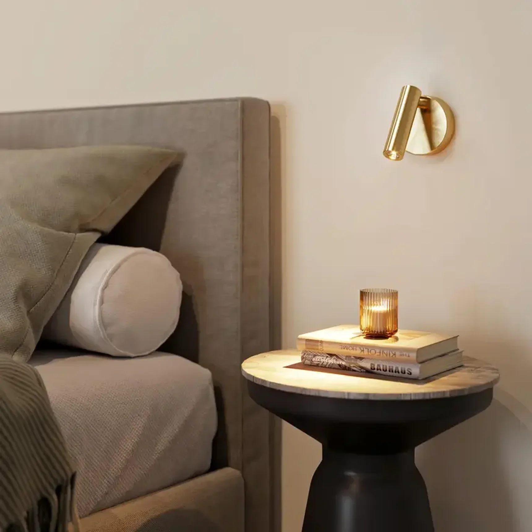 Светильник SP-BED-NB-R90-3W Warm3000 (GD, 20 deg, 230V) (Arlight, IP20 Металл, 3 года), 033061(1)