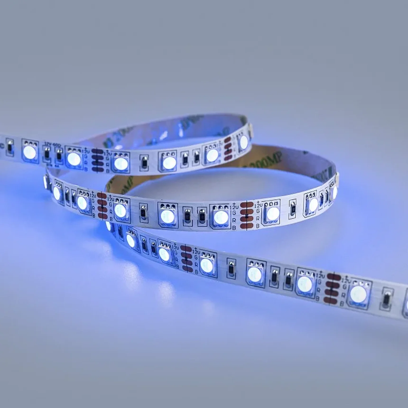 LUX Светодиодная лента в блистере (14.4W/М) + БП + контроллер RGB