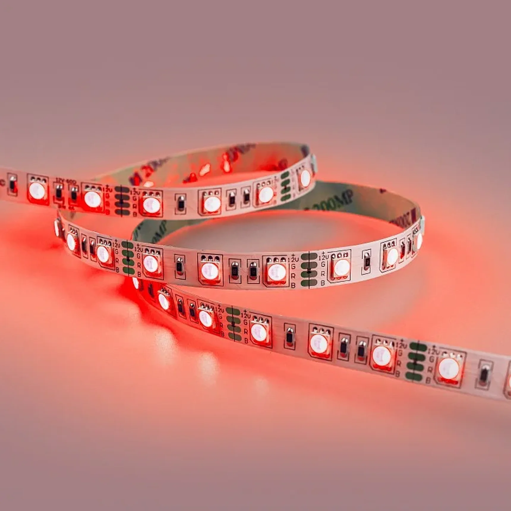 LUX Светодиодная лента в блистере (14.4W/М) + БП + контроллер RGB
