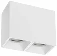 213366 Рамка (светильник) PVC д/LED-модулей 941хх и LED-ламп D50мм RULLO 2x QUAD БЕЛЫЙ
