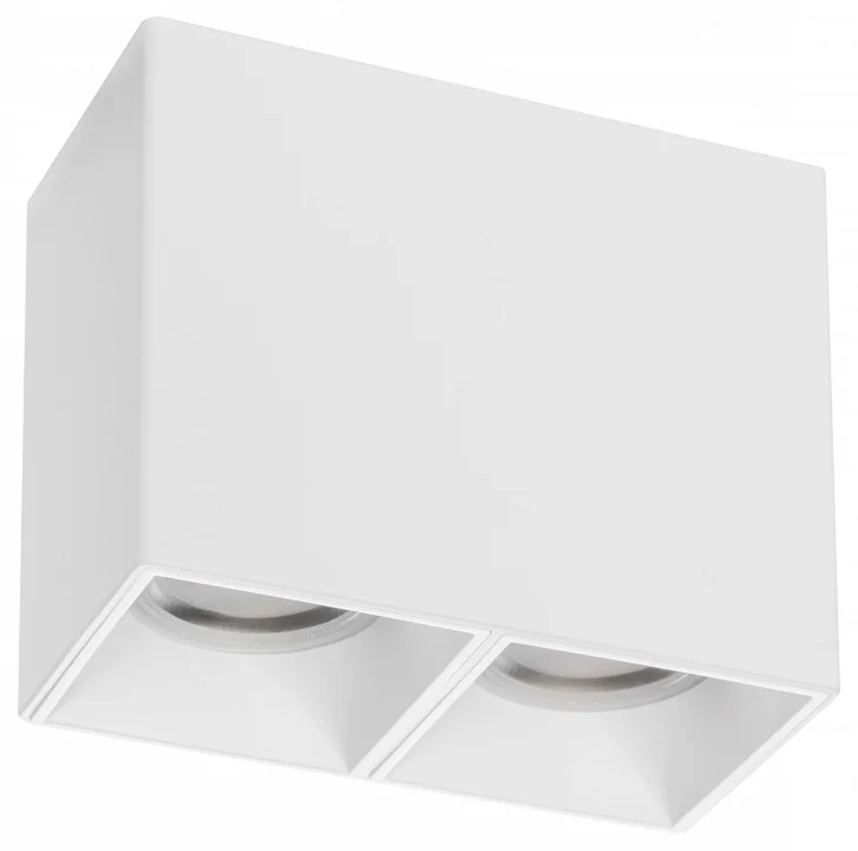 213366 Рамка (светильник) PVC д/LED-модулей 941хх и LED-ламп D50мм RULLO 2x QUAD БЕЛЫЙ