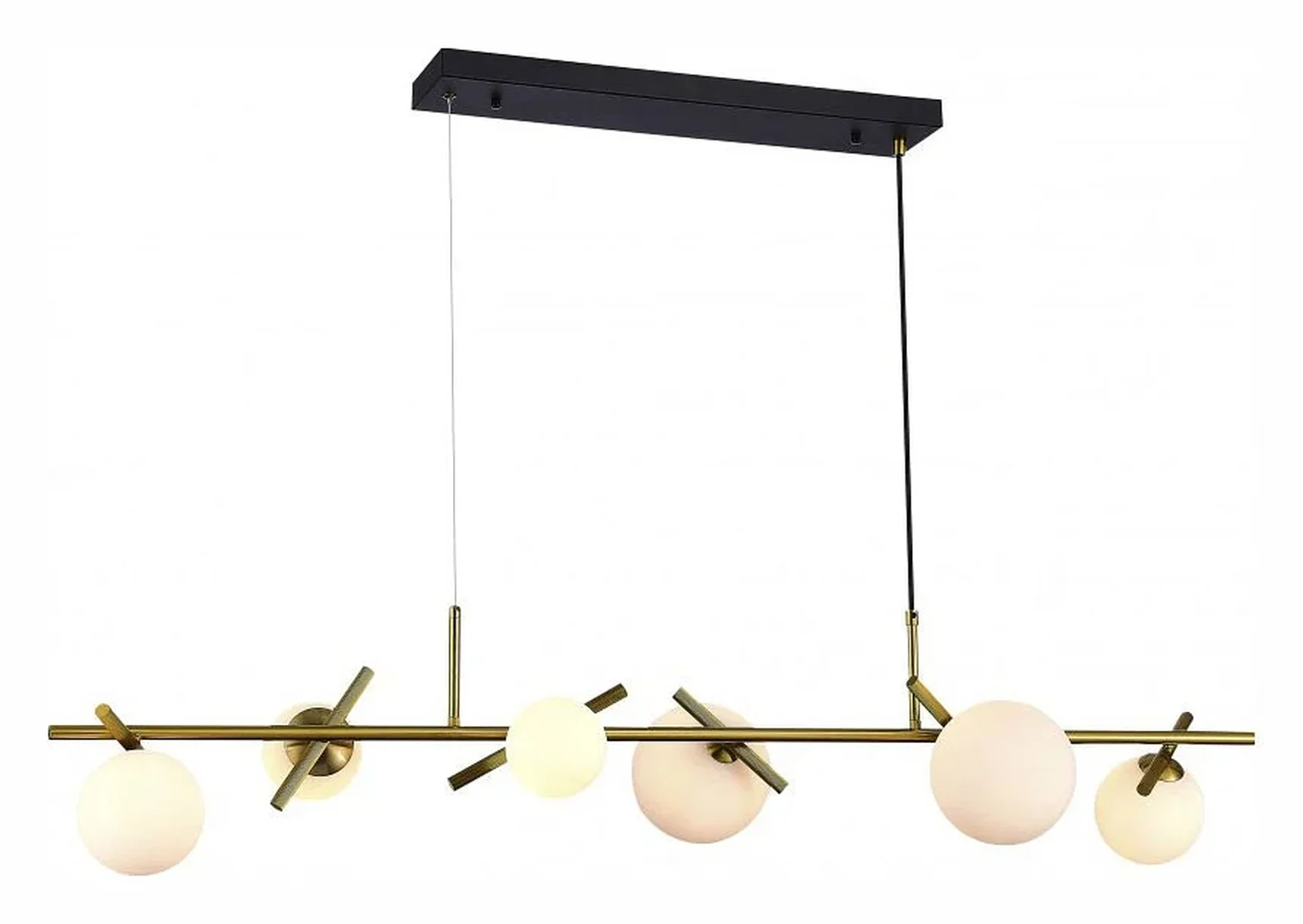 Светильник подвесной iLamp Golden 2134-6L BR+MBK
