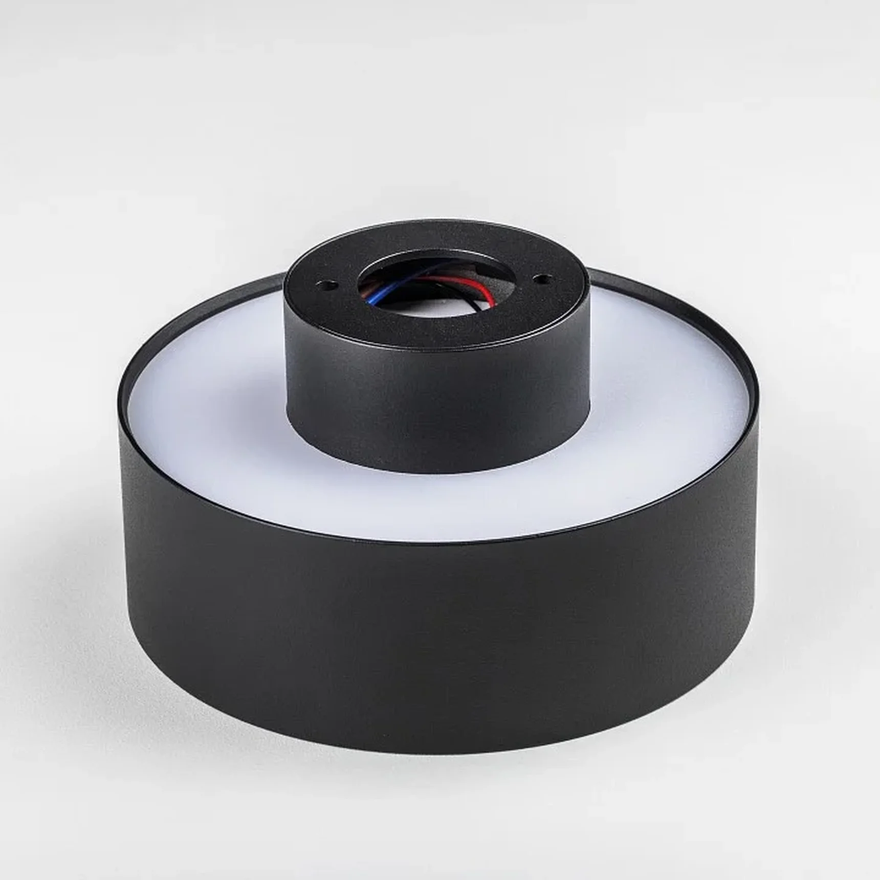 215937 Светильник ACUTO LED up 6W+down 18W 1920LM 120G ЧЕРНЫЙ 3000K