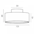 215937 Светильник ACUTO LED up 6W+down 18W 1920LM 120G ЧЕРНЫЙ 3000K