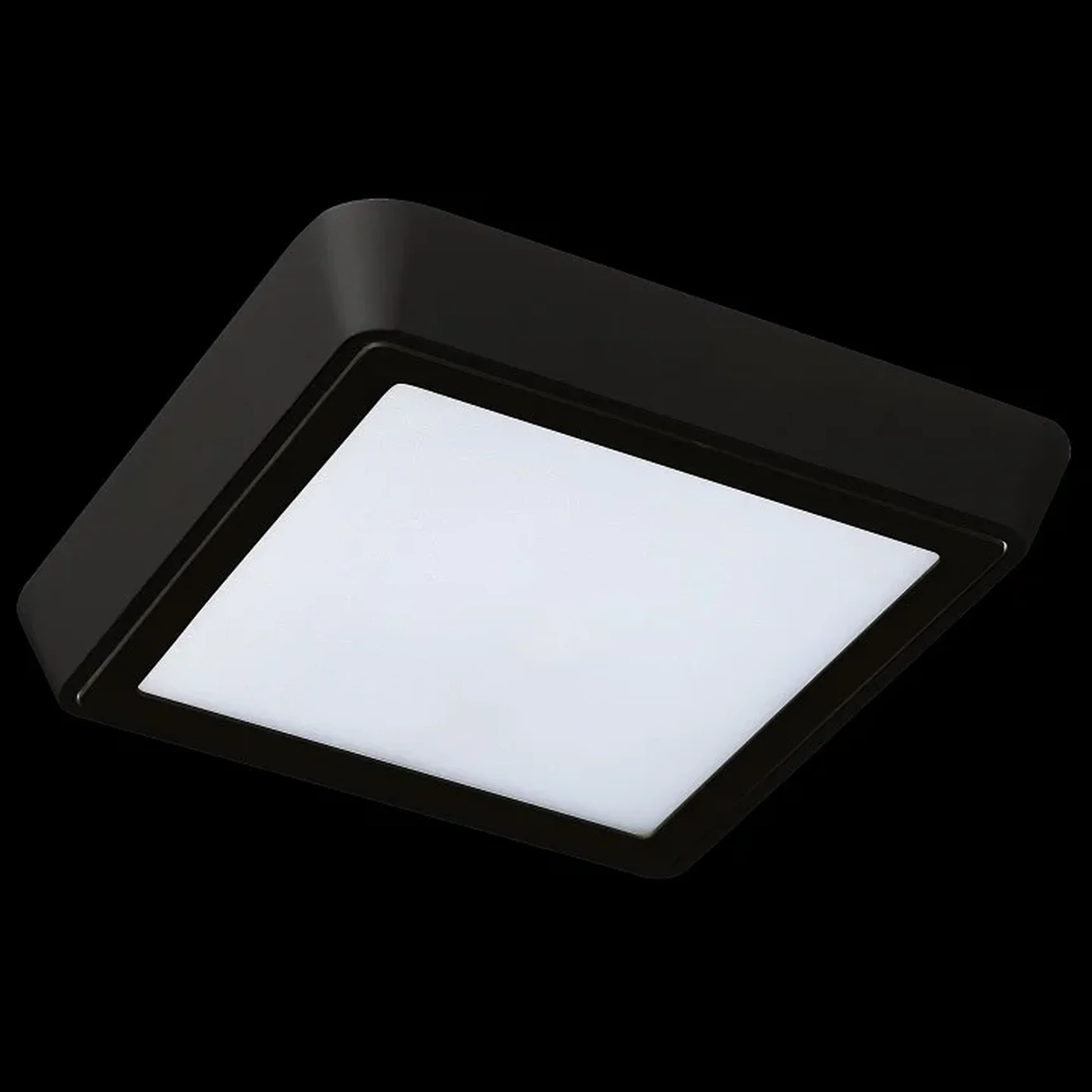 216874 Светильник URBANO SQ LED 20W 1480LM 115G ЧЕРНЫЙ 4000K IP65